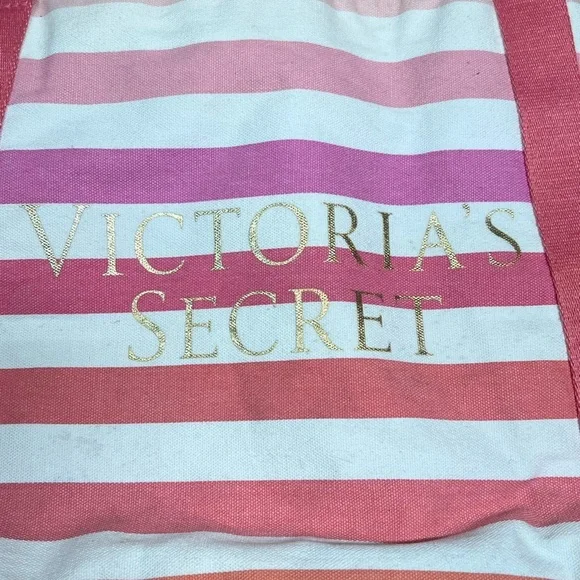 Victoria’s Secret Stripe Beach Tote Bag - Picture 2 of 9